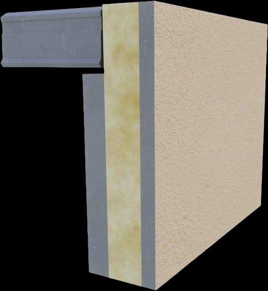 Трехслойная ЖБИ панель